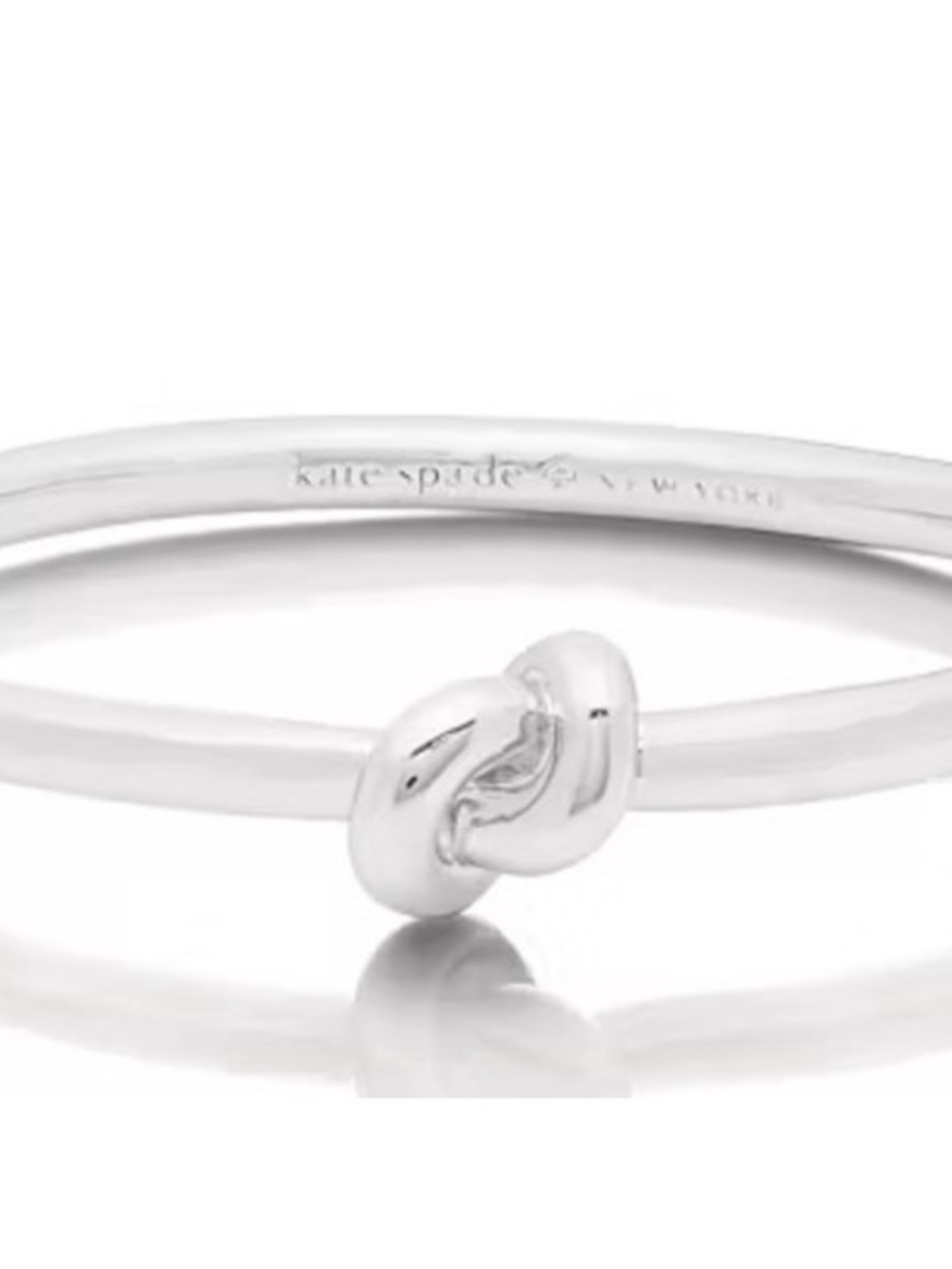 Kate Spade Silver Knot Bangle Bracelet